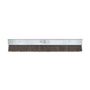 Cleaning Tools 6 48-inch concrete finishing broom with natural horsehair and polypropylene bristles on a concrete surface.