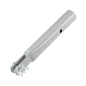Concrete tool handle adapter attached to a fresno trowel.