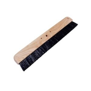 Cleaning Tools 3 48-inch Magnolia 2148 concrete finishing broom with black polypropylene bristles.