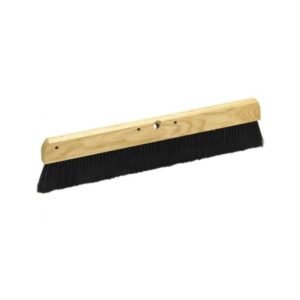 Cleaning Tools 1 36-inch concrete finishing brush with black polypropylene bristles.