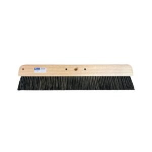 Cleaning Tools 2 Magnolia 2124 concrete finishing brush with black polypropylene bristles.