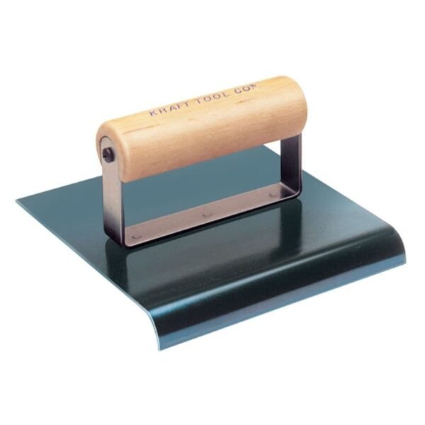 6" x 6" Blue Steel Concrete Edger with Wood Handle