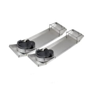 Concrete Hand Tools 14 Stainless Steel Knee Boards with Adjustable Knee Pads