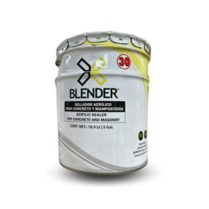 Tools 4 Blender Seal Acryl 30% HG High Gloss Sealer applied to stamped concrete