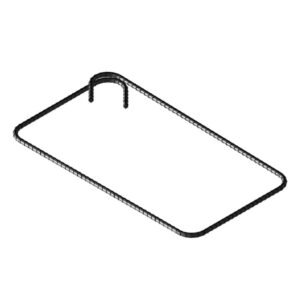 Tools 57 #3 6"x18" steel rebar stirrup for concrete columns